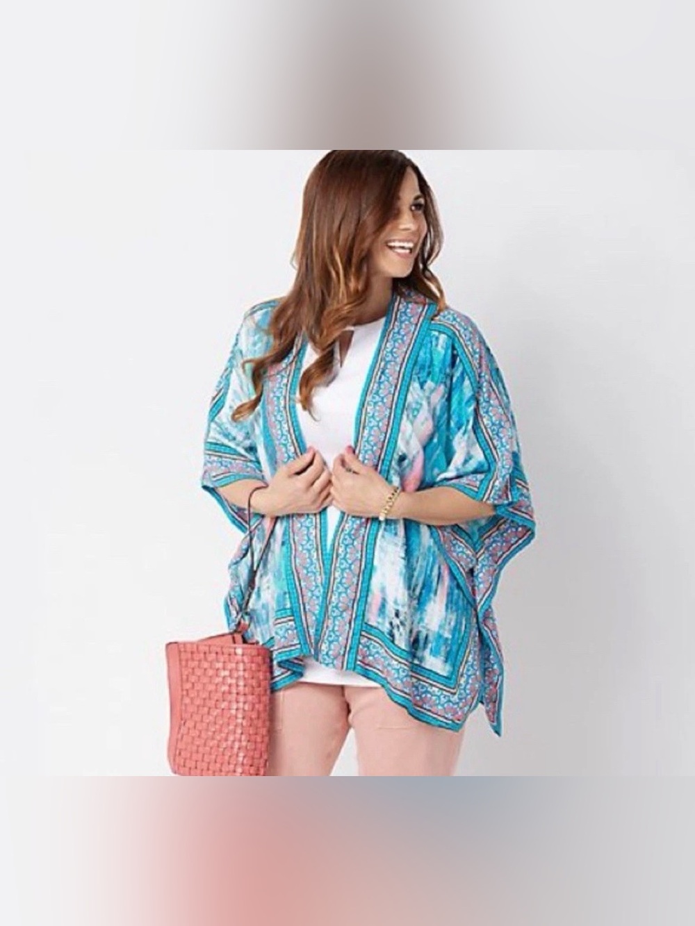 Tolani Collection Boho Kimono Cardigan – Size Medium